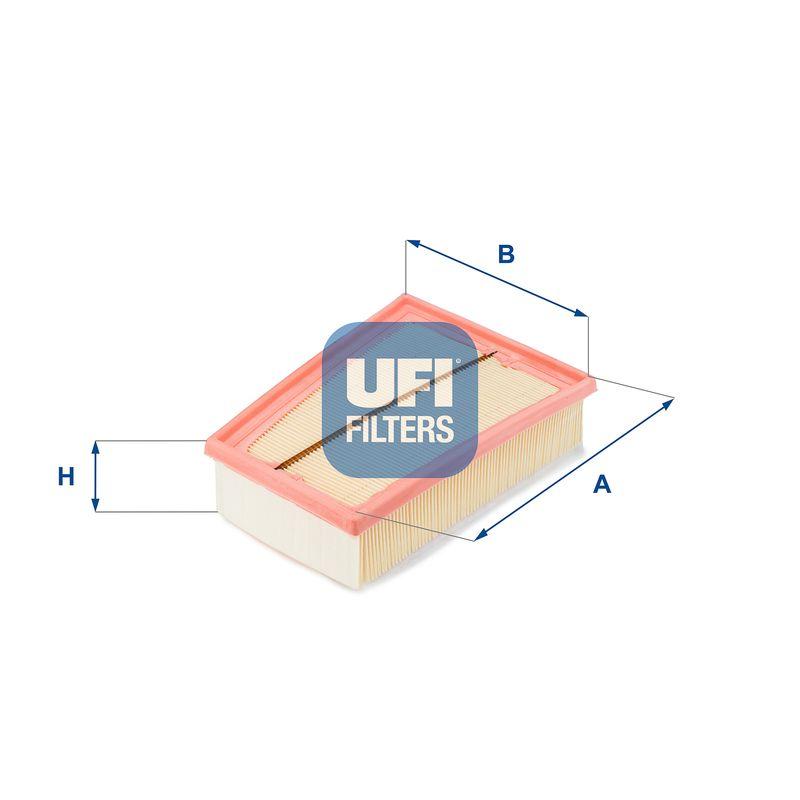 Ufi 30.407.00 Air Filter Kangoo III Megane III 08-Scenic III 09-Fluence 1.4 16V 1.6 16V 1.5 dCi 1.9 dCi — Air & Cabin Filters