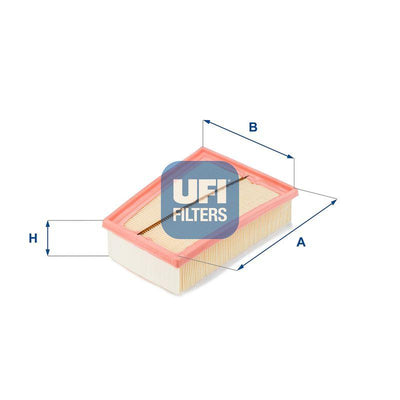 Ufi 30.407.00 Air Filter Kangoo III Megane III 08-Scenic III 09-Fluence 1.4 16V 1.6 16V 1.5 dCi 1.9 dCi — Air & Cabin Filters