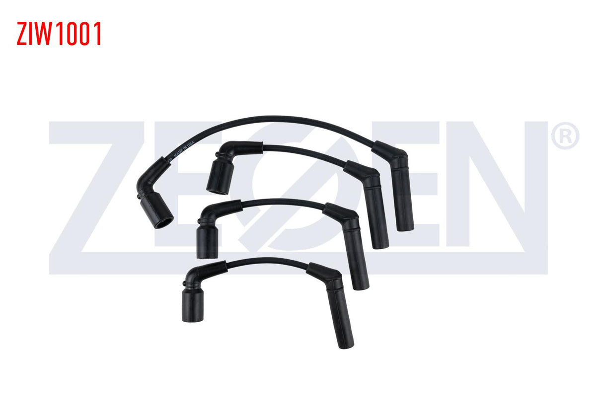 Zegen ZIW1001 Spark Plug Wire Set Chevrolet Aveo 1.2 8V (F12s3-B12s1) 2006-2011 / Kalos 1.2 8V (F12s3-B12s1) — Coils & Plugs