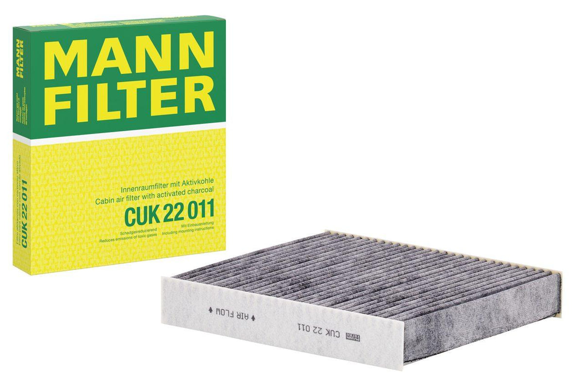 Mann CUK22011 Cabin Air Filter with Carbon Renault Clio 4 5 Captur / Dacia Duster 2 Sandero Logan Jogge — Air & Cabin Filters