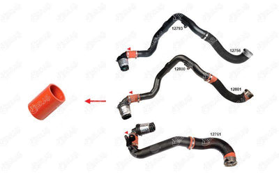 İbraş 12760 Turbo Hose Small Silikon 52mm X 9Cm Plastic Part Master III 2,3 dCi Movano B 2,3 — Turbo & Supercharger