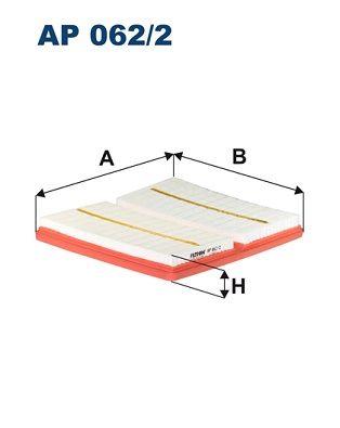 Filtron AP062-2 Air Filter Polo Golf VII A1 Ibiza Fabia 1.0 TSI 15- — Air & Cabin Filters