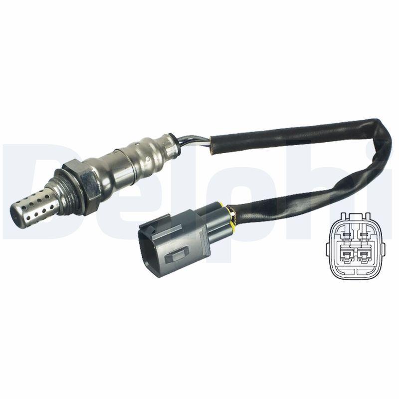 Delphi ES20446-12B1 Lambda Sensor Yaris-Aygo-107-C1 1.0 12V Rear — Oxygen & Air-Fuel