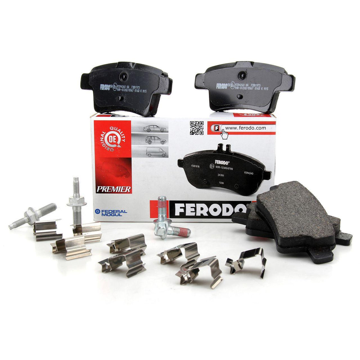FERODO FDB1973 Brake Pad Set - Compatible with C4 Picasso & Grand Picasso — Brake Pads