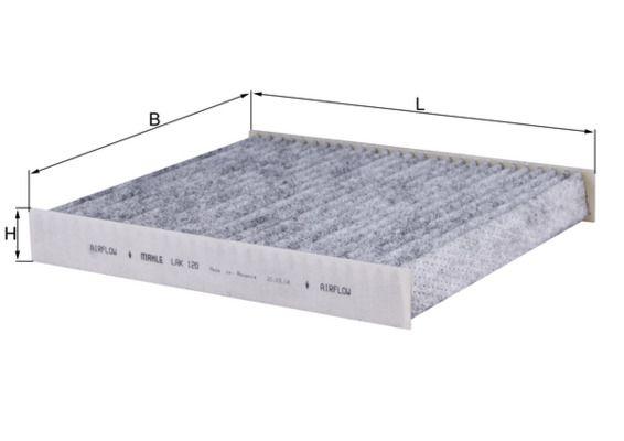 Mahle LAK120 Cabin Air Filter VW Polo 02-10 Seat Ibiza 02-10 Skoda Fabia 00-14 Audi A1 10 TFSI — Air & Cabin Filters