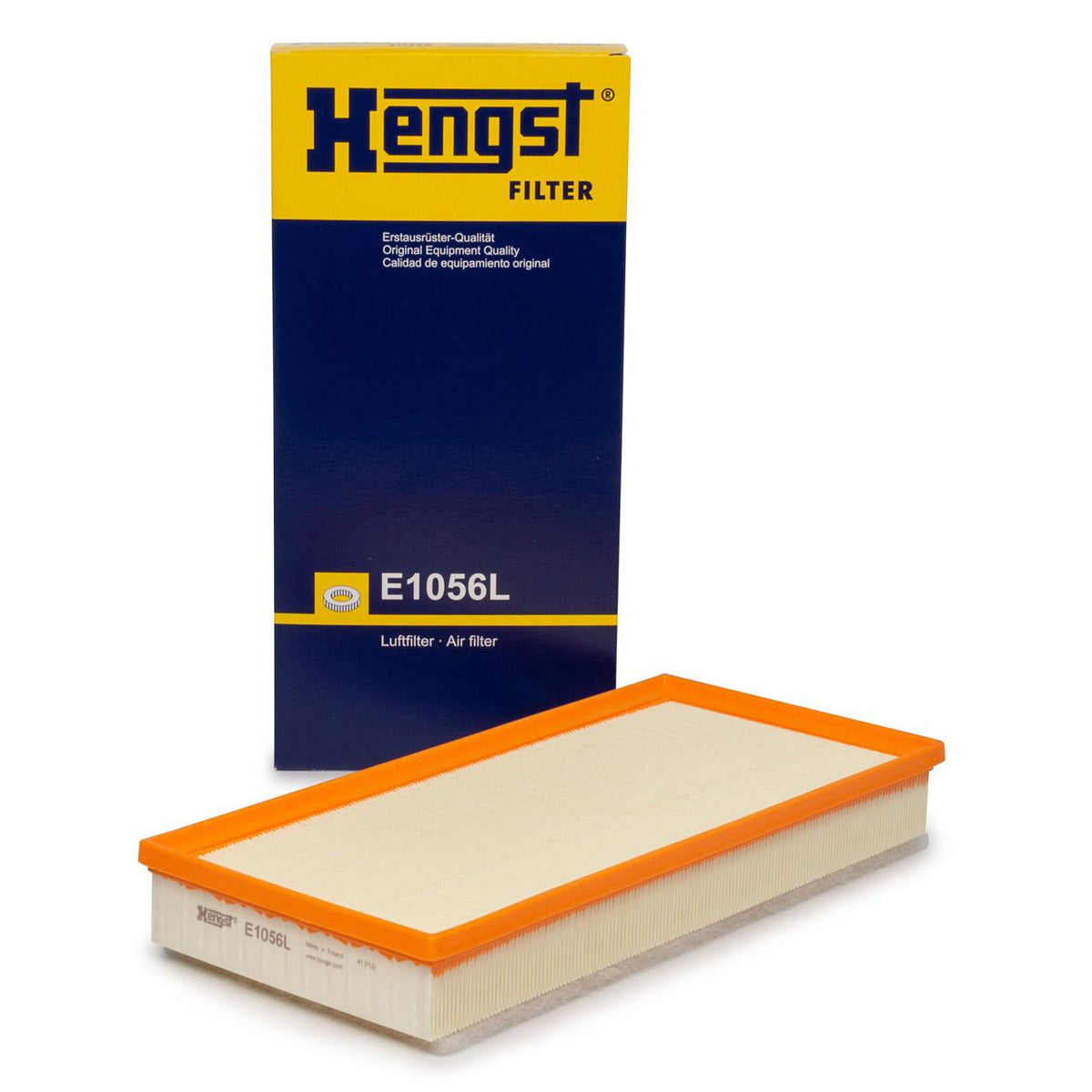 Hengst E1056L Air Filter VW Touareg / Q7 Cayenne with Foam — Air & Cabin Filters
