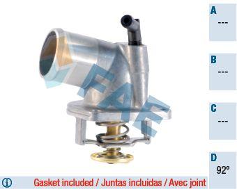FAE 5321792 Thermostat Opel Vectra B /C Astra G Corsa C Z14xe /Z16xe — Water Pump & Thermostat
