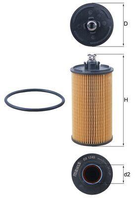 Mahle OX1245D Oil Cooler Opel Mokka/Chevrolet Aveo T300/Trax 1.4 — Oil System