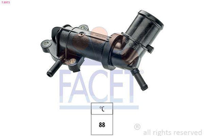 Facet 7.8973 Thermostat 88 °C Fiat Egea 500L 1.6 D 15 Mjet Jeep Renegade 1.6 D Mjet 14 — Water Pump & Thermostat