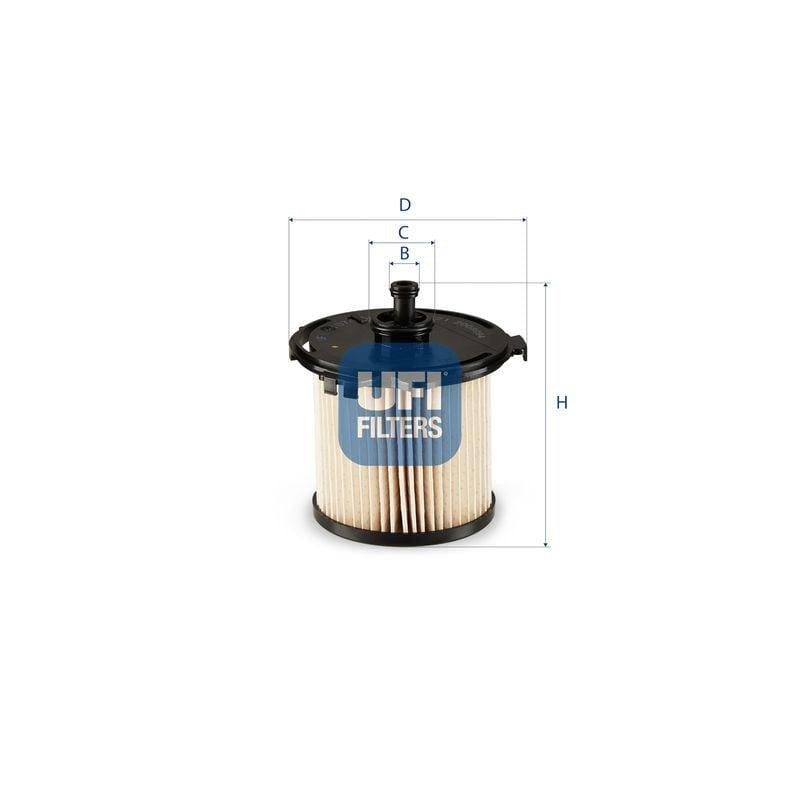 UFI Fuel Filter OE - Compatible with Transit 2.2Tdci — Fuel Delivery