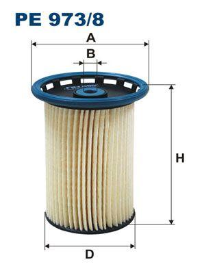 Filtron PE973-8 Diesel Filter Touareg Q7 Cayenne 3.0 TDI 4.2 TDI Casa Cata Cjma Ckda Cvwa Craca