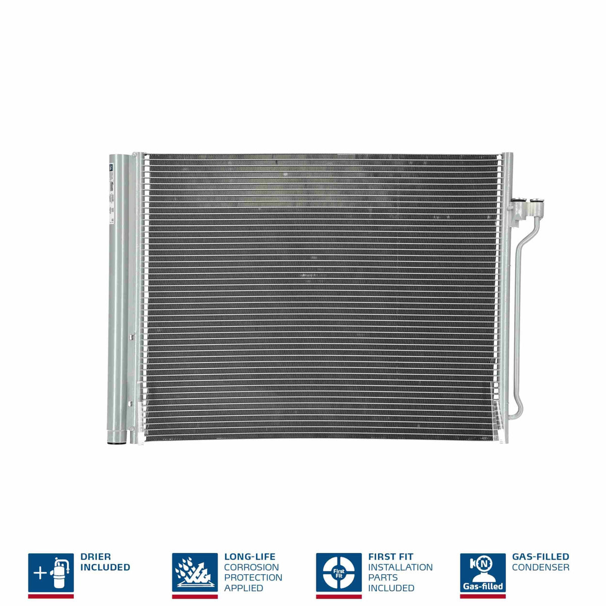 Nissens 940288 A/C Condenser F-01 / 07 / 10 N-52 / 53 / 63