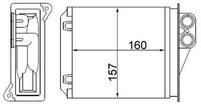 BEHR Heater Core - High Quality Heater for VW Crafter 2006-2016 / Mercedes Sprinter 2006-2013 — Heater & Blower