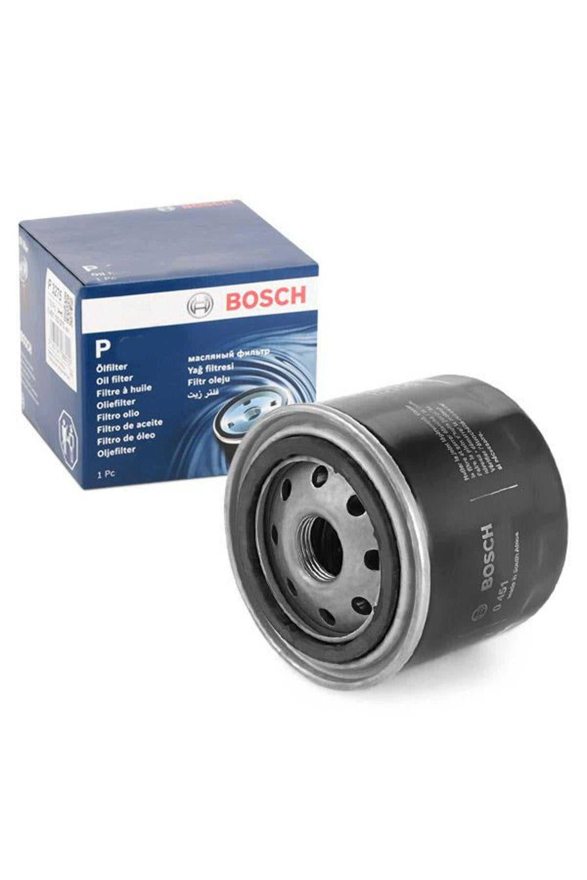 Bosch 09864B7061 Nissan Note 2013- 1.2 HR12De Gasoline Oil Filter — Oil Filters