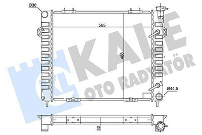 Kale Radiator 342080 - Motor Radiator for Jeep Grand Cherokee 1992-1999 — Radiators & Fans