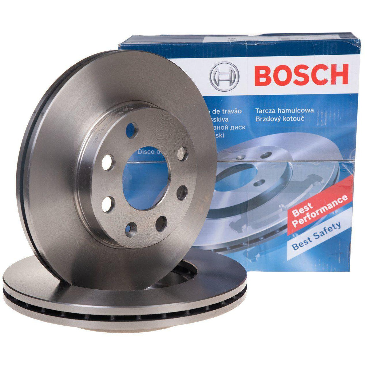 BOSCH Front Brake Disc Set for Opel Combo C — Brake Rotors & Drums
