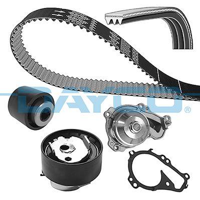 Dayco KBIOWP141 Timing Belt Kit + Water Pump 208 /2008 /3008 /308 1.2 Bnz. 2012 — Water Pump & Thermostat