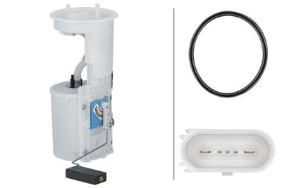 Hella 8TF358302-801 Fuel Pump Complete (VW Passat / Skoda Superb) Arm-Ahl-Apt-Adr-Apu-Aeb-Agz-Apr-Ack-Awt-Alz — Fuel Delivery