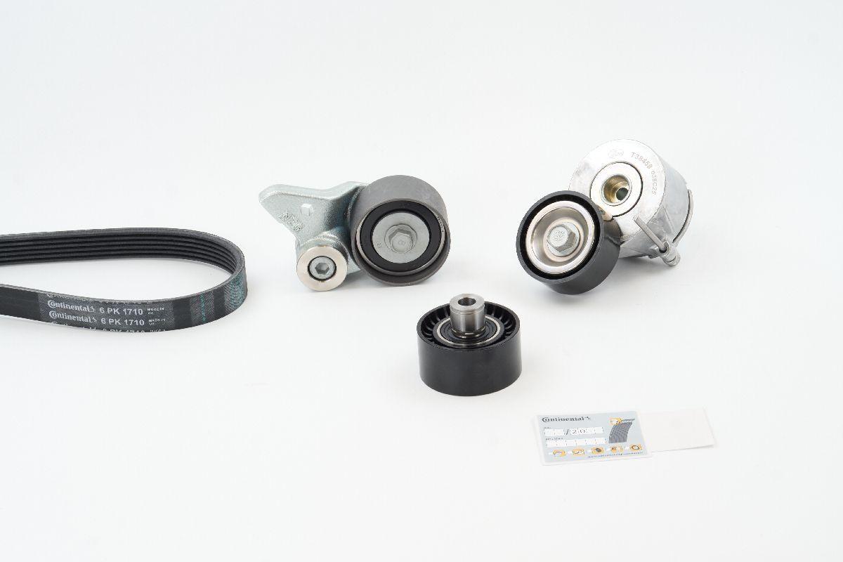 CONTINENTAL CTAM 6PK1710K1 V-Ribbed Belt Set Citroen Berlingo C5 III Jumpy II Peugeot 206-407-Bipper Exp — Belts