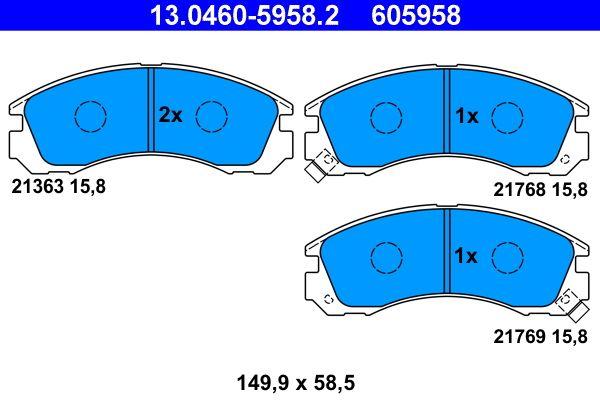 ATE 13.0460-5958.2 Brake Pad