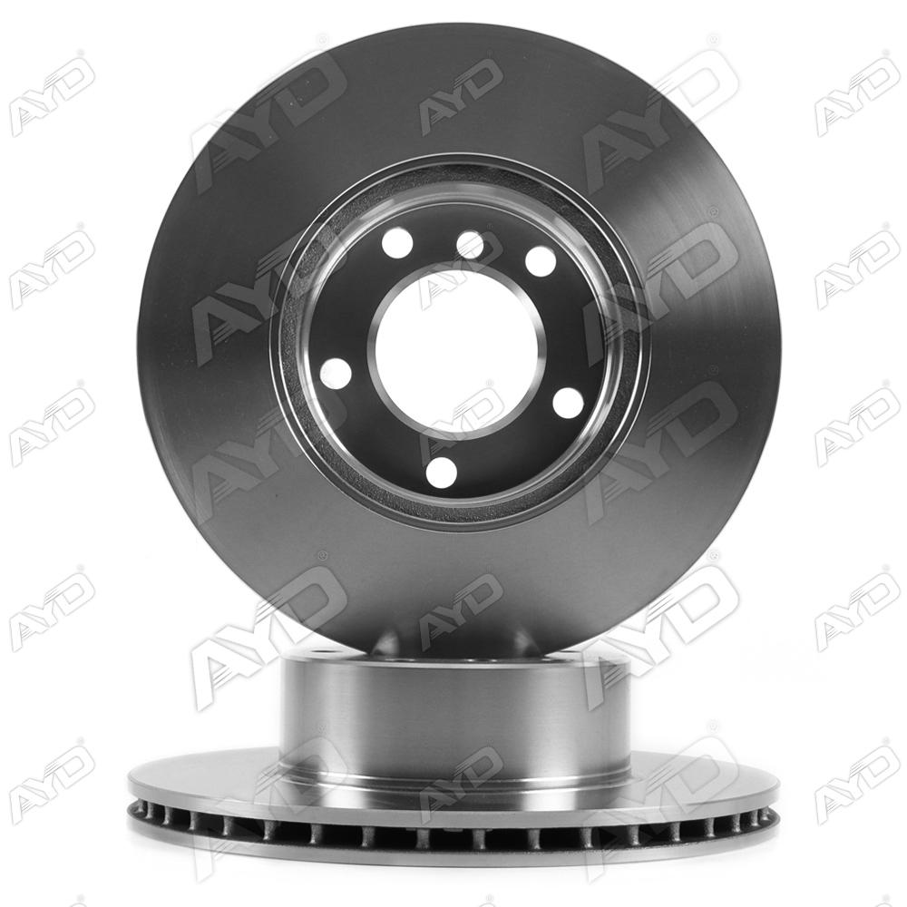 AYD 10-50429 Brake Disc E39 Front 520/523/525/528/530/535 Set of 2 — Brake Rotors & Drums