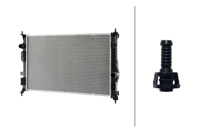 Hella 8MK366301-731 Motor Water Radiator 3008 II 308 II 5008 II 508 II Expert IV Rifter Partner Berlingo C — Radiators & Fans