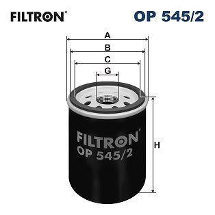FILTRON OP545-2 Oil Filter - Palio, Albea, and More — Oil Filters