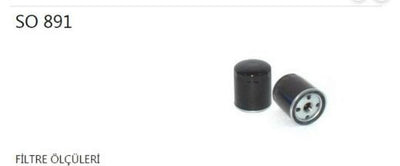 Sardes SO891 Oil Filter Peugeot Karsan J9 1.6/2.0 80-Xc7p Xn1p — Oil Filters