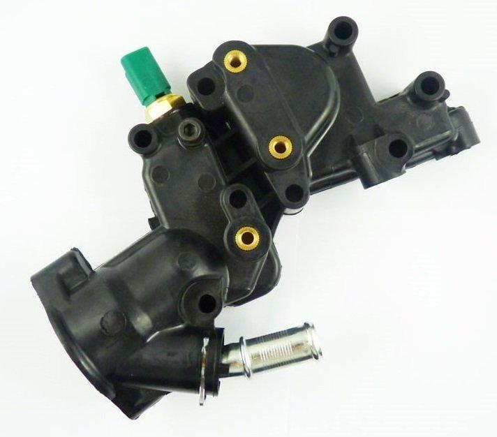 KRAFTVOLL Thermostat Connection Block - Compatible with Peugeot 206+ 1.4 — Water Pump & Thermostat