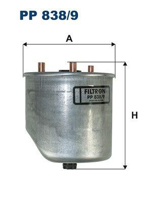Filtron PP838-9 Diesel Filter Ford Fiesta VI Focus III Transit Courier B-Max C-Max II S-Max Galaxy 1.4-1.6 TD — Fuel Delivery