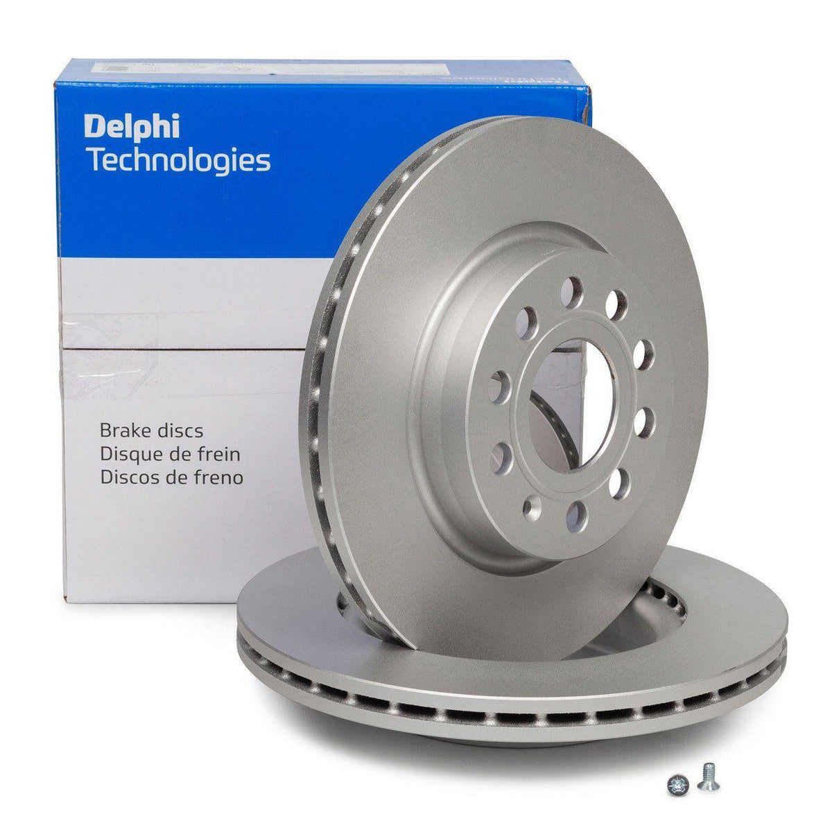 Delphi Front Brake Discs for Skoda Octavia 2004-2013 - 280MM — Brake Rotors & Drums