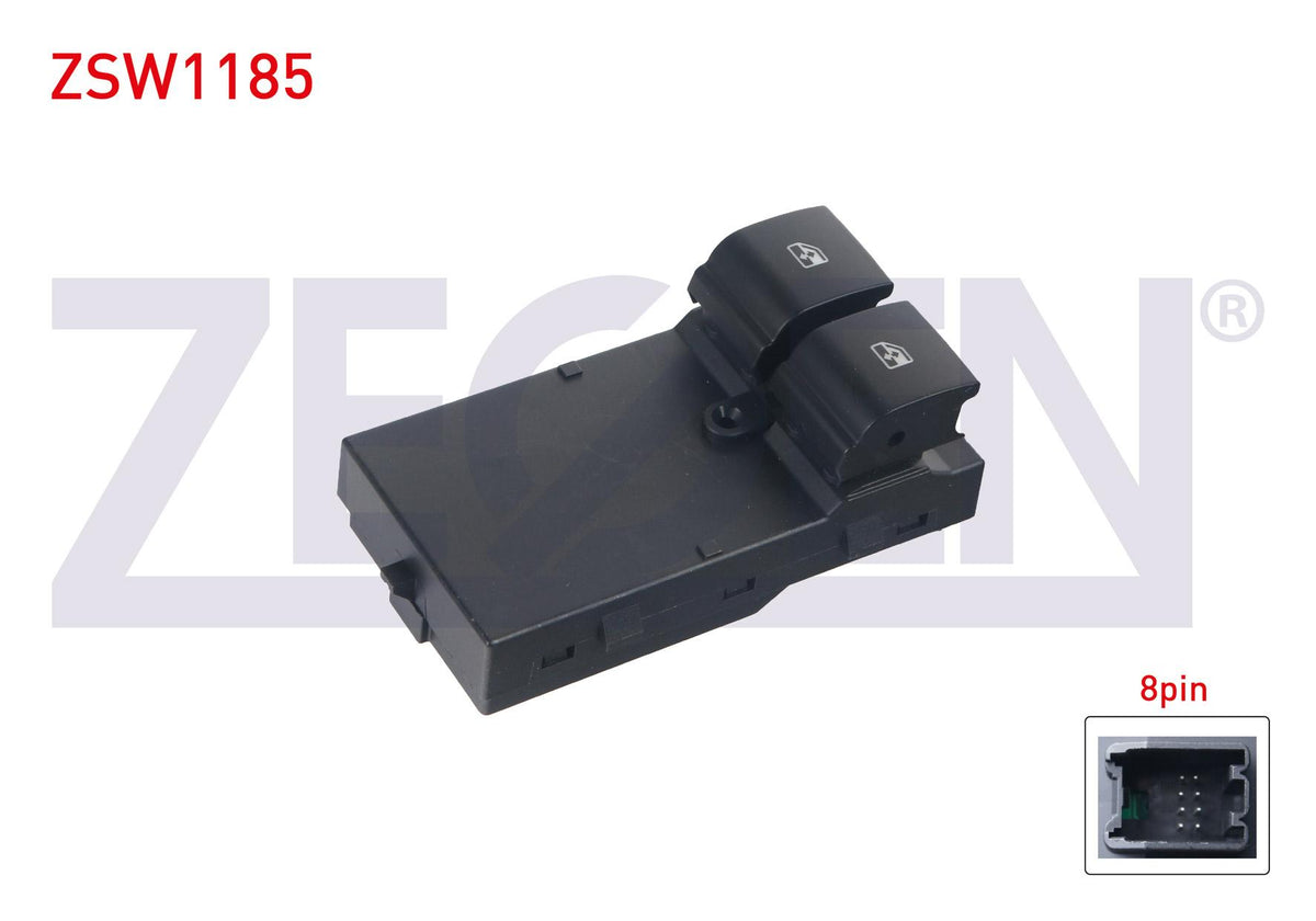Zegen ZSW1185 Glass Release Switch Twin 8 Pin Chevrolet Aveo (T300) 2011-2014 — Switches & Relays