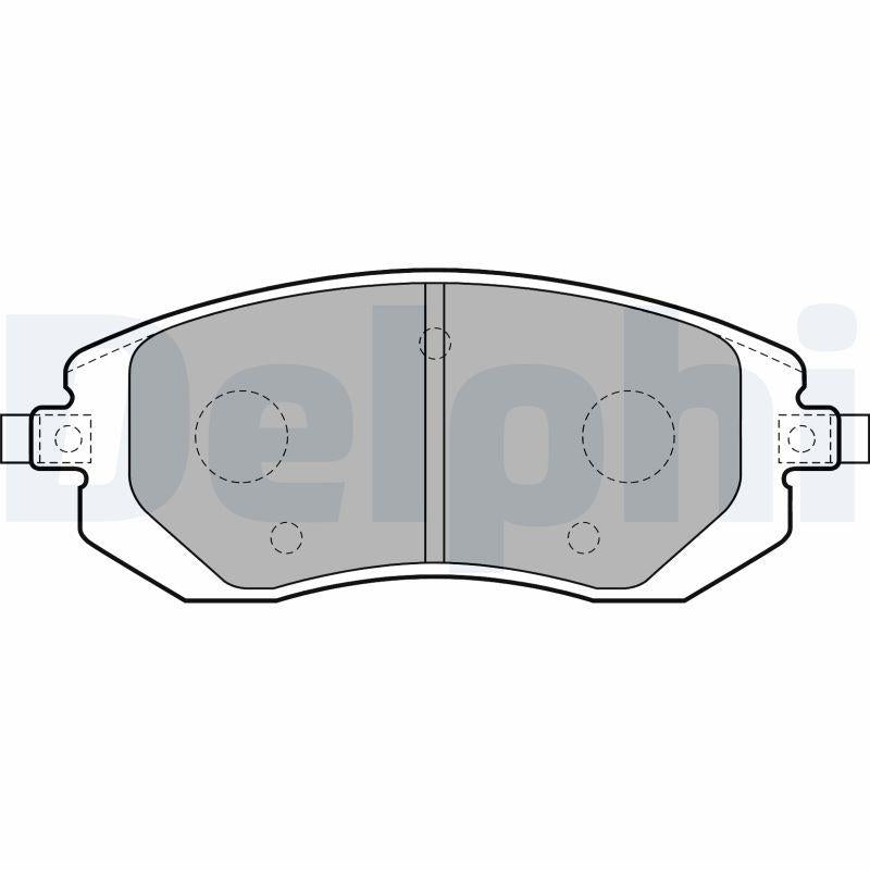 Delphi LP1718 Brake Pad Front Forester Sg 02-08 Sh 08-13 Impreza Hatchback 08-13 2.0/2.5 Awd 2.0 D