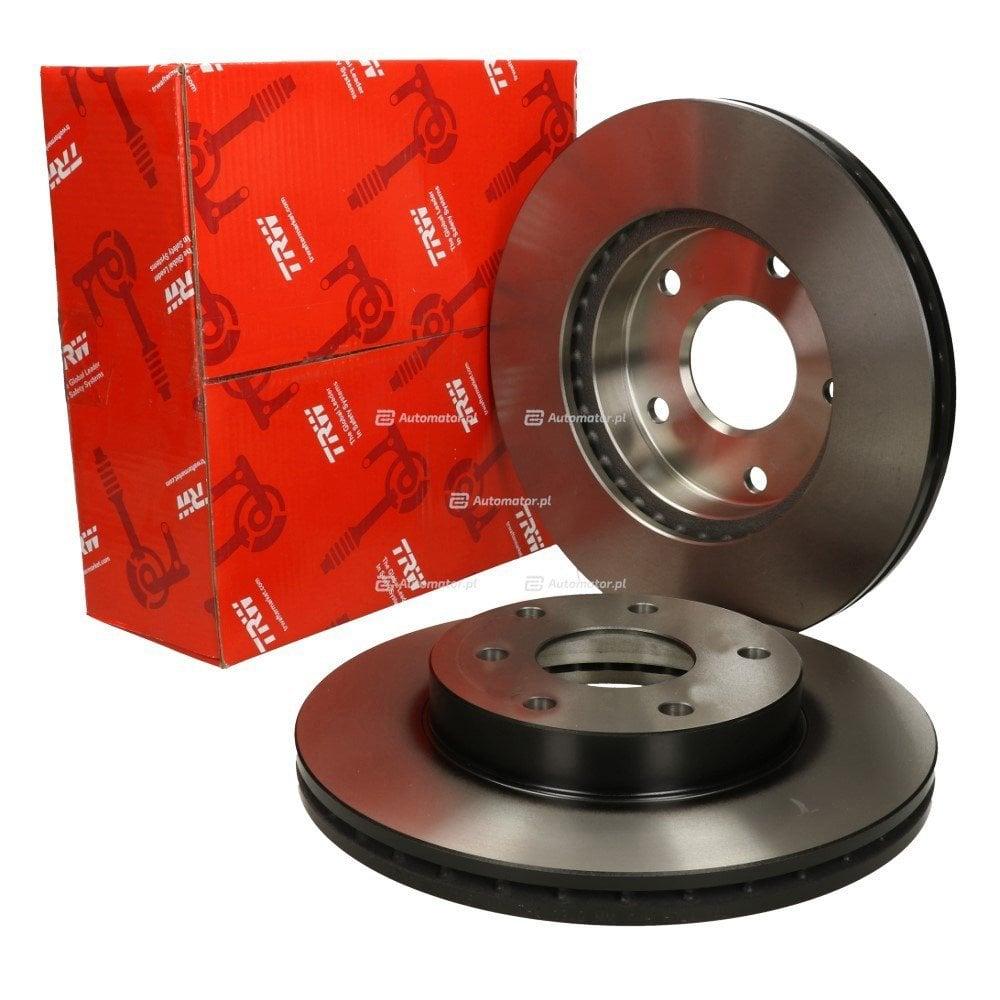 TRW DF1624 - Front Brake Disc Set for Opel Tigra A 1.6 16 Valve — Brake Rotors & Drums