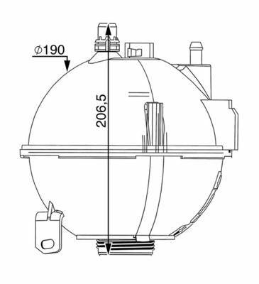 MAHLE CRT210000S - Radiator Replacement Water Tank for BMW F25 F26 — Radiators & Fans