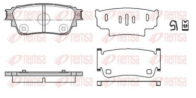 REMSA 1861.00 Brake Pad — Brake Pads