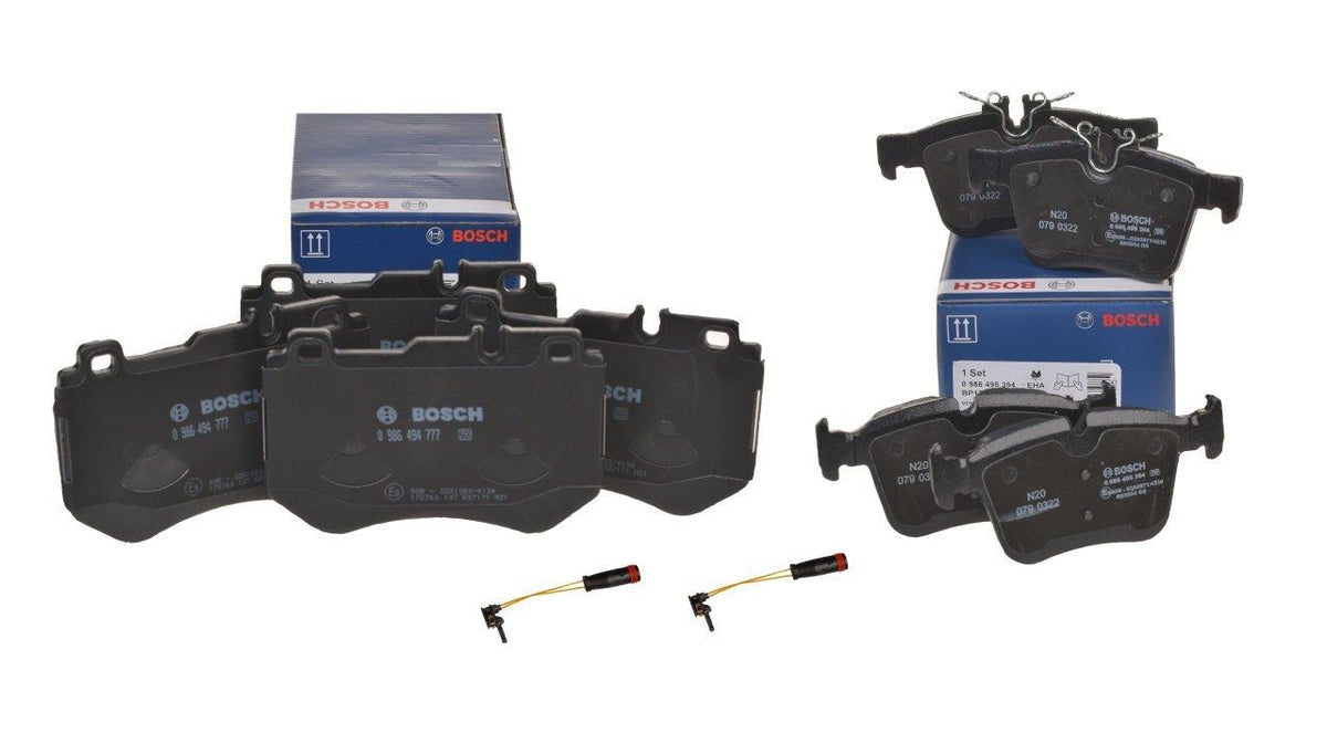 Bosch Mercedes W205 Body C200 AMG Front Ve Rear Brake Pad Set — Brake Pads