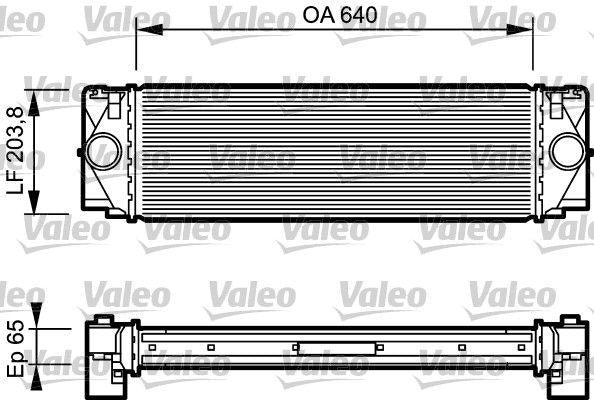 Valeo 817994 Turbo Radiator Intercooler Mercedes W906 VW Crafter 2.5 TDI 06 >