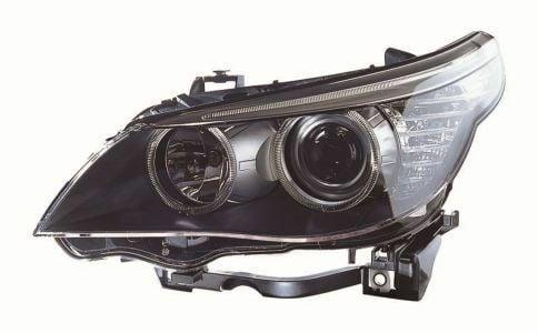 DEPO BMW E60 Right Headlight - LED & H7 Bulbs for 2007 Models — Headlights