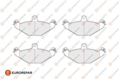Eurorepar 1686276180 Brake Pad Rear Laguna I Sarane I-II Bm 93-02 — Brake Pads