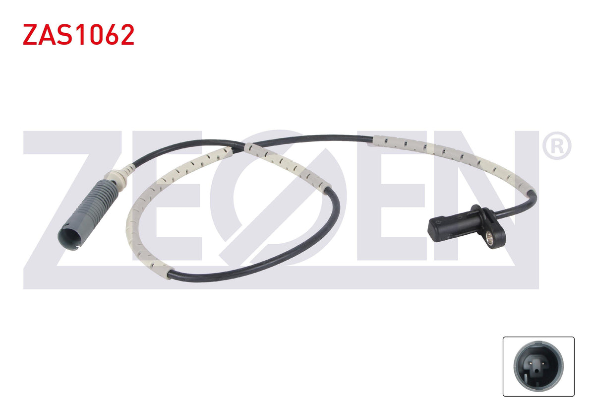 Zegen ZAS1062 ABS Sensor Rear Left-Right BMW 1 Series (E87) 05-11 / 3 Series (E90) 05-11 (Active Steeri — Brake Sensors & ABS