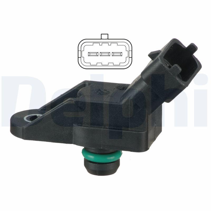 Delphi PS10186 Pressure Sensor Intake Opel Astra G Vectra B Zafira A X20dth — Vehicle Sensors & Switches