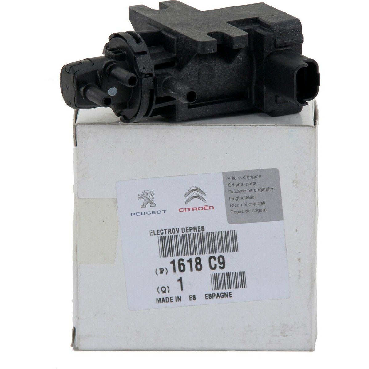 Peugeot PSA 1618.C9 Turbo Solenoid Valve - Original Part for 2007-2013 — Valves & Actuators