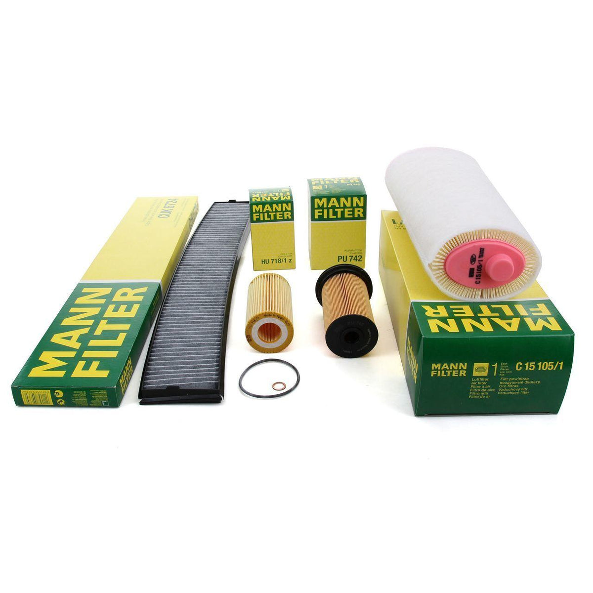 Mann Bmw E46 Body 320d M47 Motor Scheduled Service Filter Set — Maintenance & Service Kits
