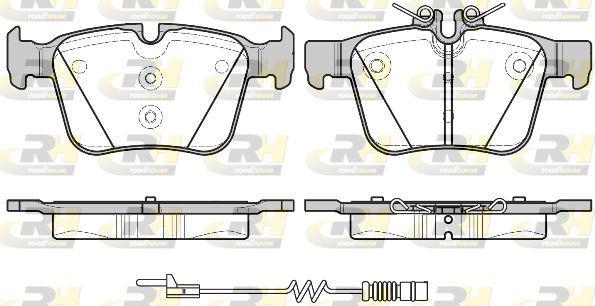 ROADHOUSE 21516.20 Brake Pad Rear Mercedes C CLAss W205 14 > S205 14 > C205 15 > A205 16 > — Brake Pads