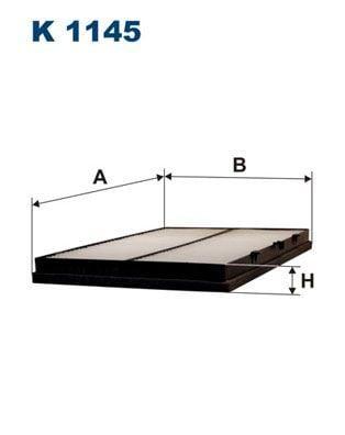 FILTRON K1145 Pollen Filter - Cabin Air Filter for Rover 75 — Auto Parts Hall, Air & Cabin Filters