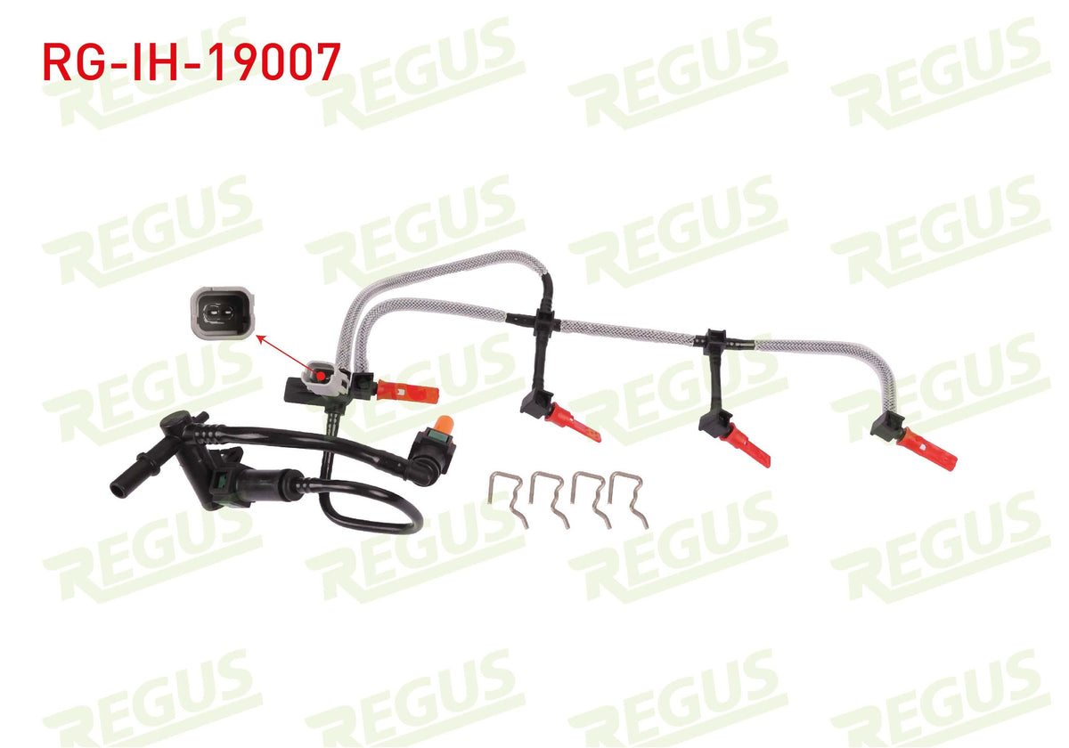 REGUS RG-IH-19007 Injector Geri Return Hose Ford Focus 1.8 TDCi 2005-2012 / C-Max 1.8 TDCi 2007-2010 — Fuel Delivery