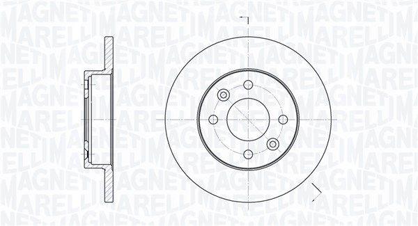 Magneti Marelli 361302040191 Disc Front (Ad) R9-R11-R19 Clio 1.4 Brembo | Set of 2