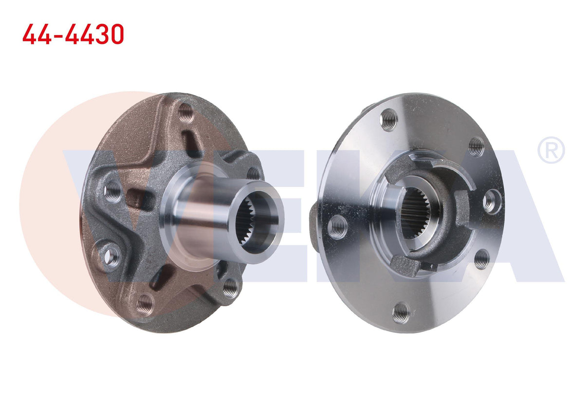 Veka 44-4430 Wheel Hub Left-Right Front & Rear without Bearing 5 Bjn Volkswagen Touareg 3.0 TDI V6 2010-2018 — Hub Assemblies
