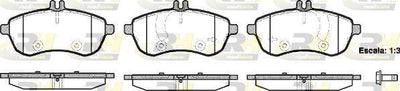 ROADHOUSE 21301.00 Brake Pad C Class W204 S204 01 07 — Brake Pads